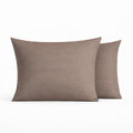 COMFORT Satino pagalvės užvalkalas „STONE TAUPE STRIPE“