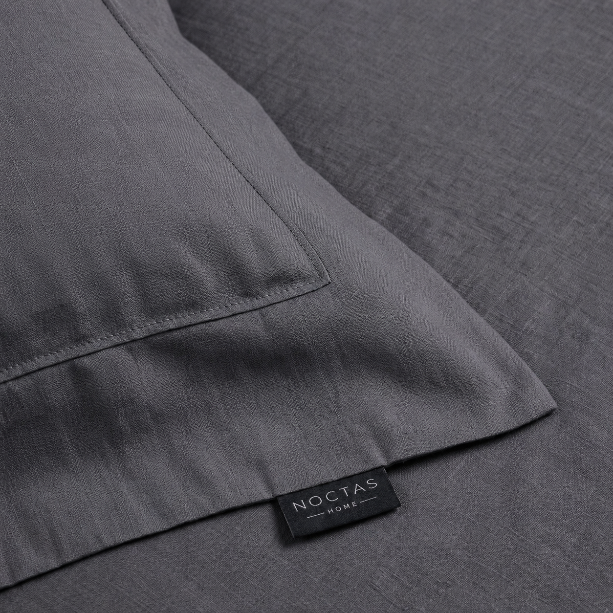Lino patalynės komplektas „ASH GREY“