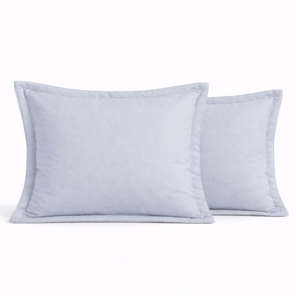 PREMIUM Satino pagalvės užvalkalas „CRYSTAL BLUE“