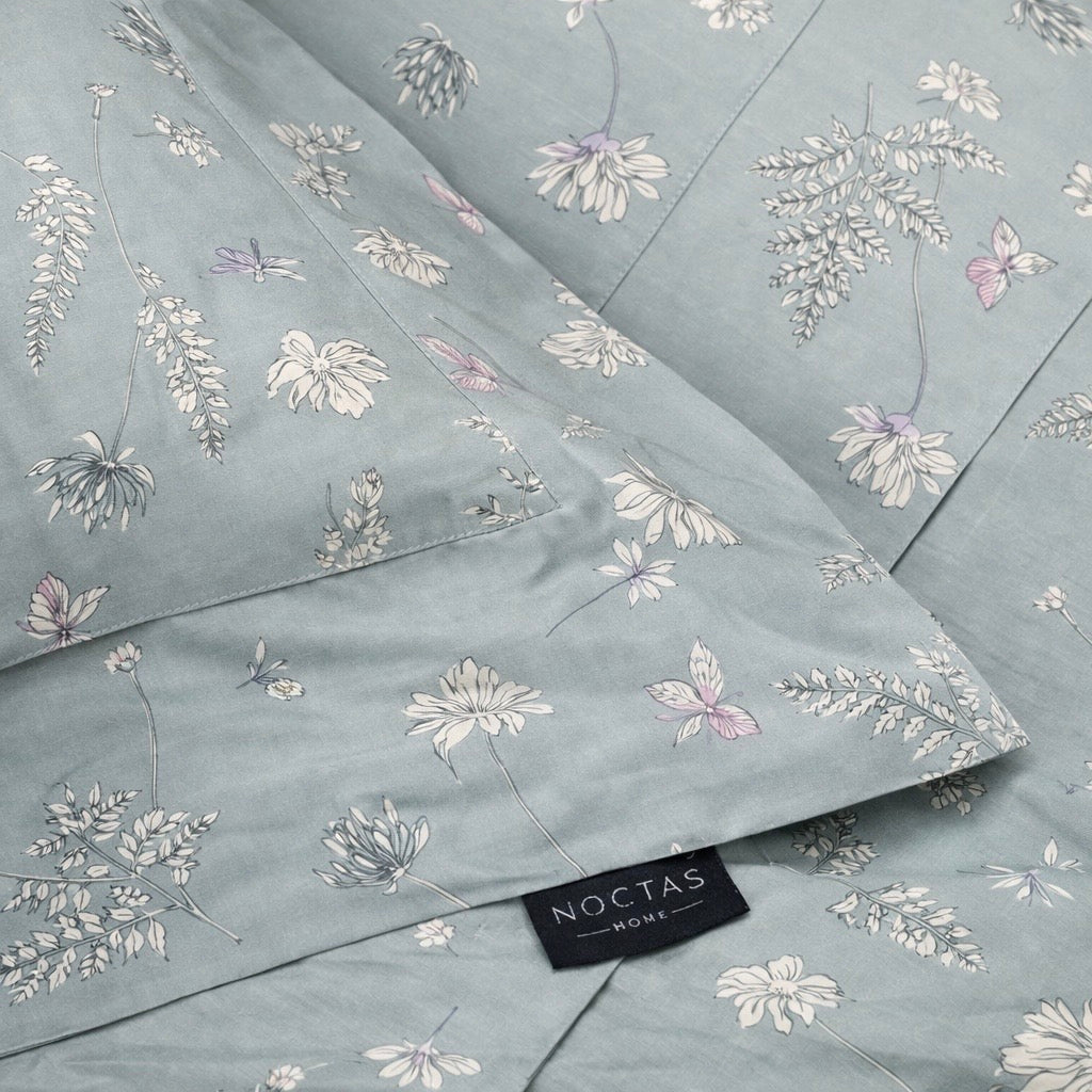 Dvipusis satino patalynės komplektas „SPRING BREEZE“