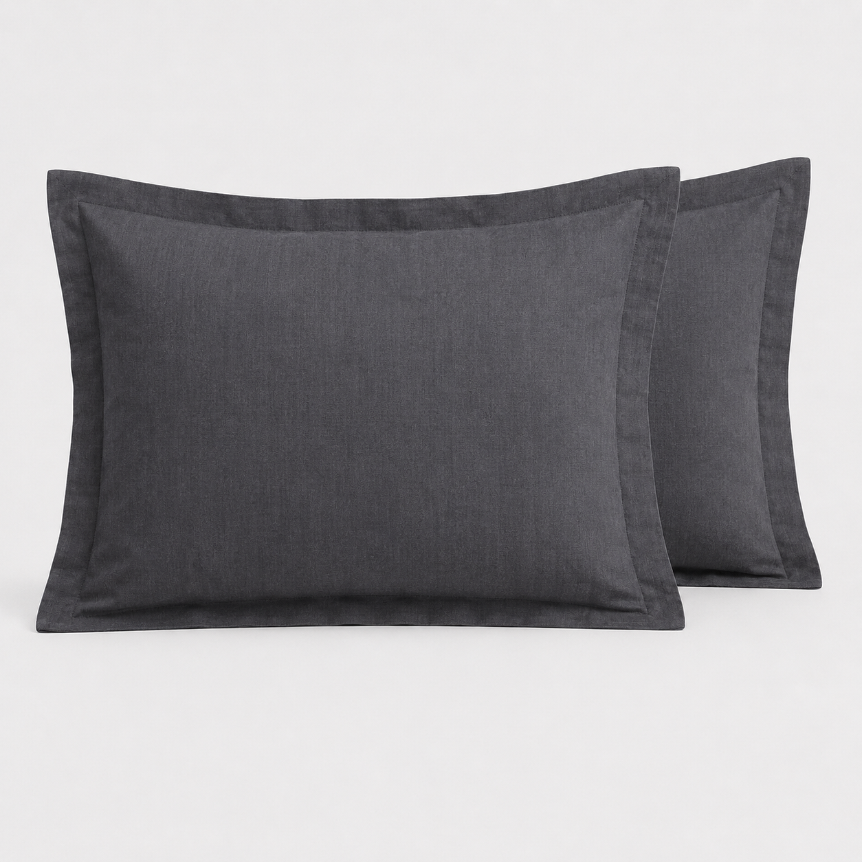 Lino pagalvės užvalkalas „ASH GREY“