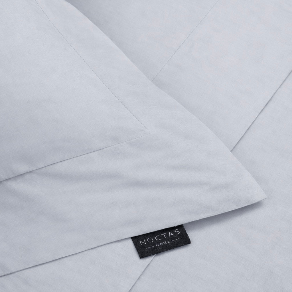 PREMIUM Satino antklodės užvalkalas „CRYSTAL BLUE“