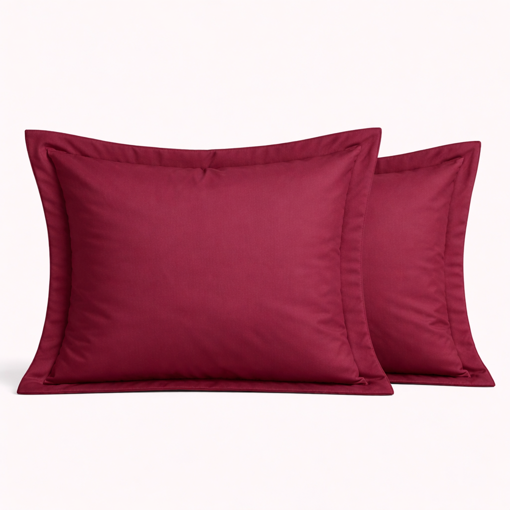 Satino pagalvės užvalkalas „BURGUNDY ESSENCE“