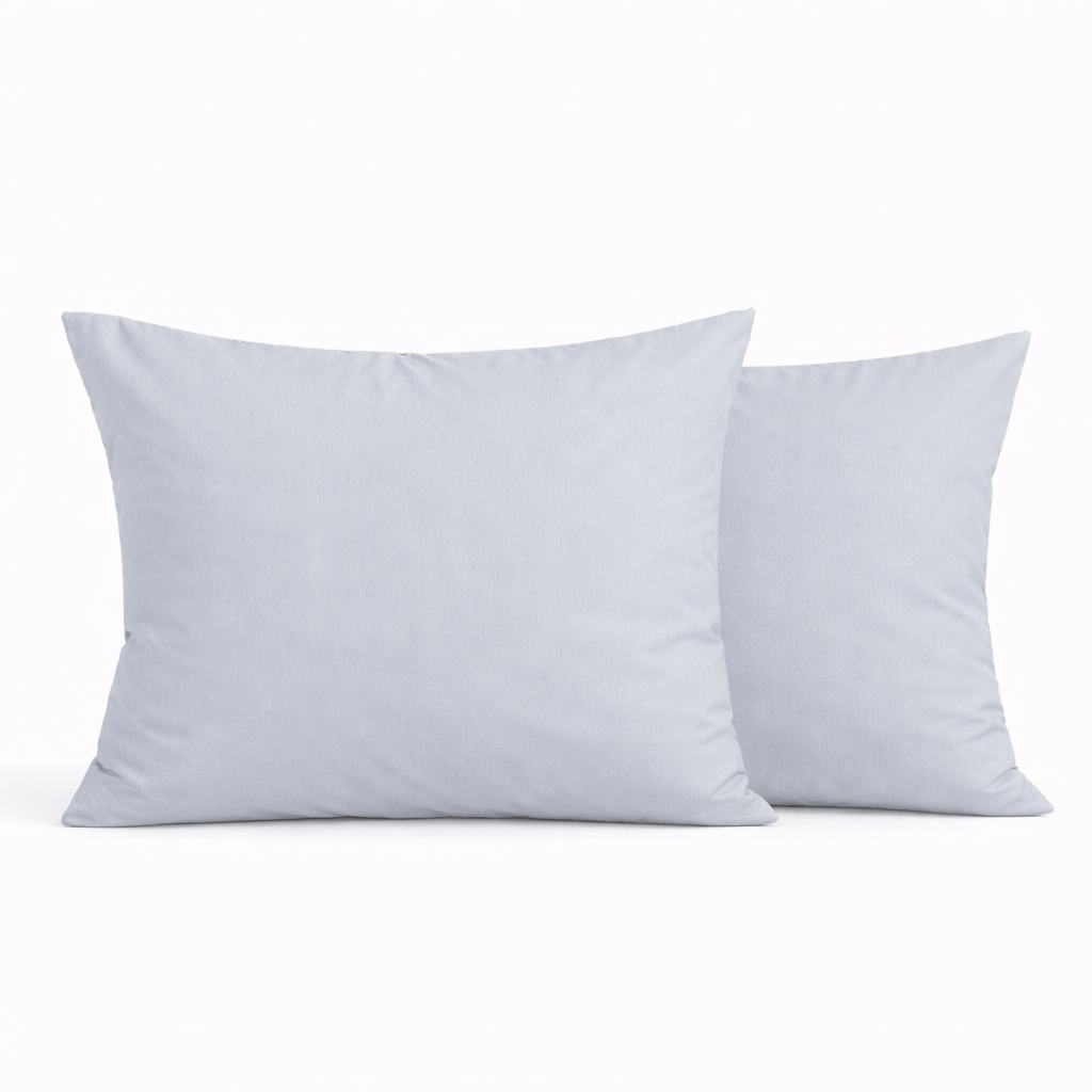 PREMIUM Satino pagalvės užvalkalas „CRYSTAL BLUE“