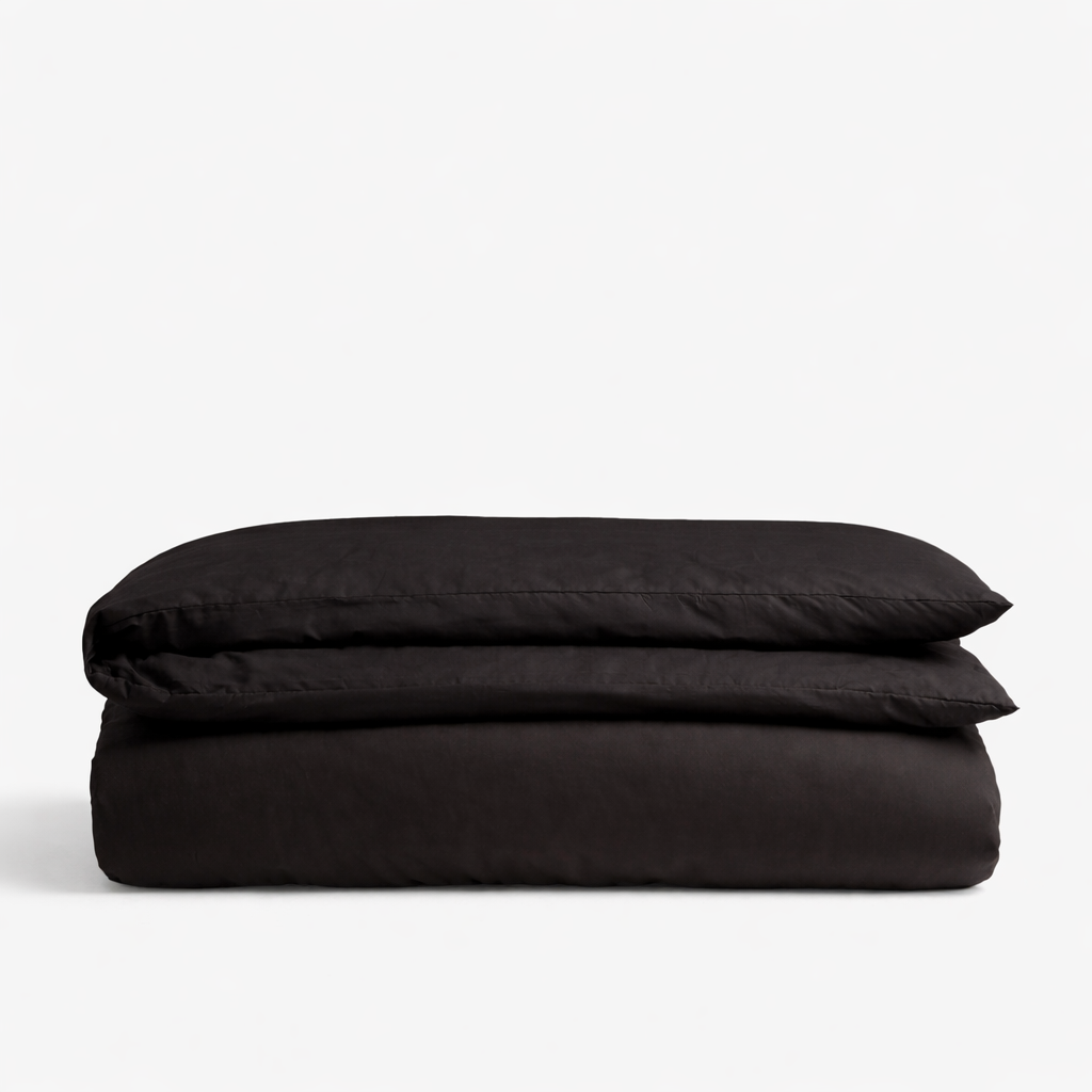 PREMIUM Satino antklodės užvalkalas „MIDNIGHT GRAPHITE“