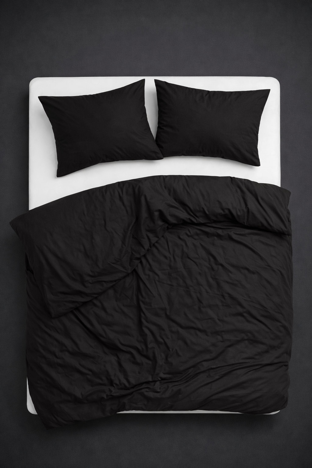 PREMIUM Satino patalynės komplektas „MIDNIGHT GRAPHITE“