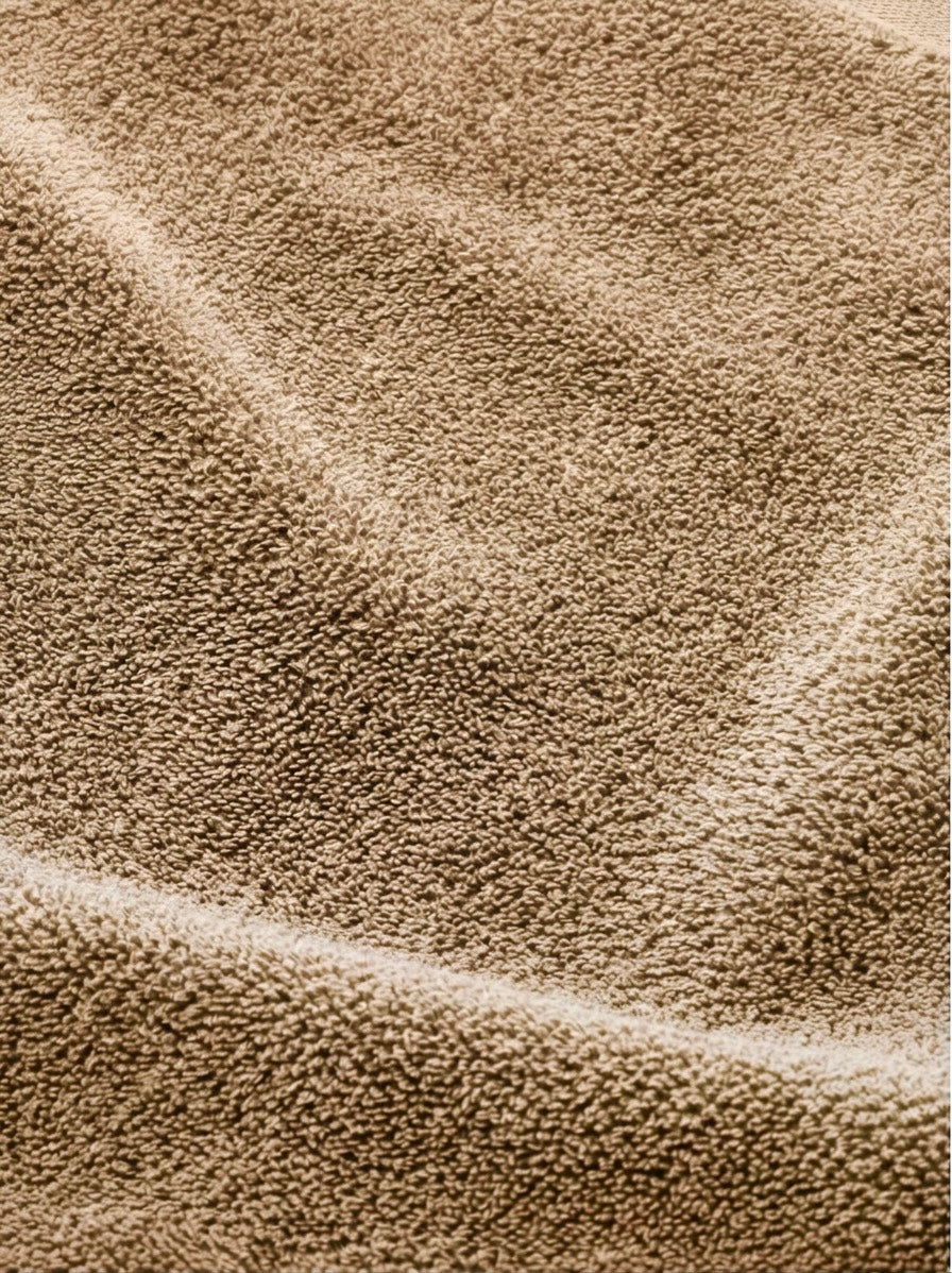 Medvilninių rankšluoščių komplektas "NUDE BROWN"