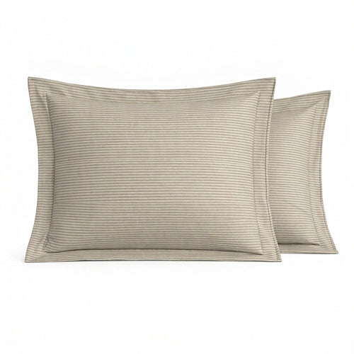 COMFORT Satino pagalvės užvalkalas „BEIGE STRIPE“