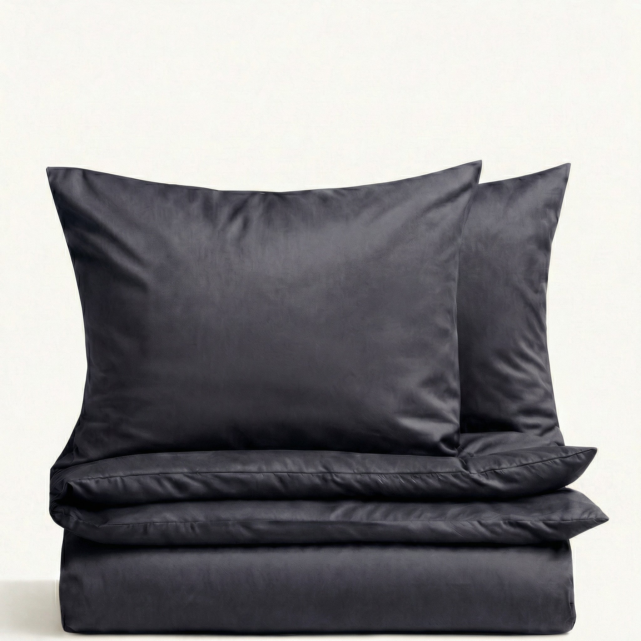 Satino patalynės komplektas „ANTRACITE“