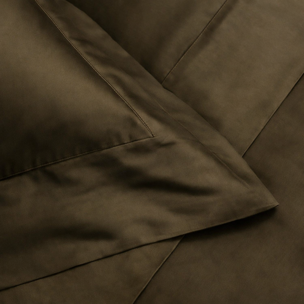 PREMIUM Satino pagalvės užvalkalas „FOREST DUST“