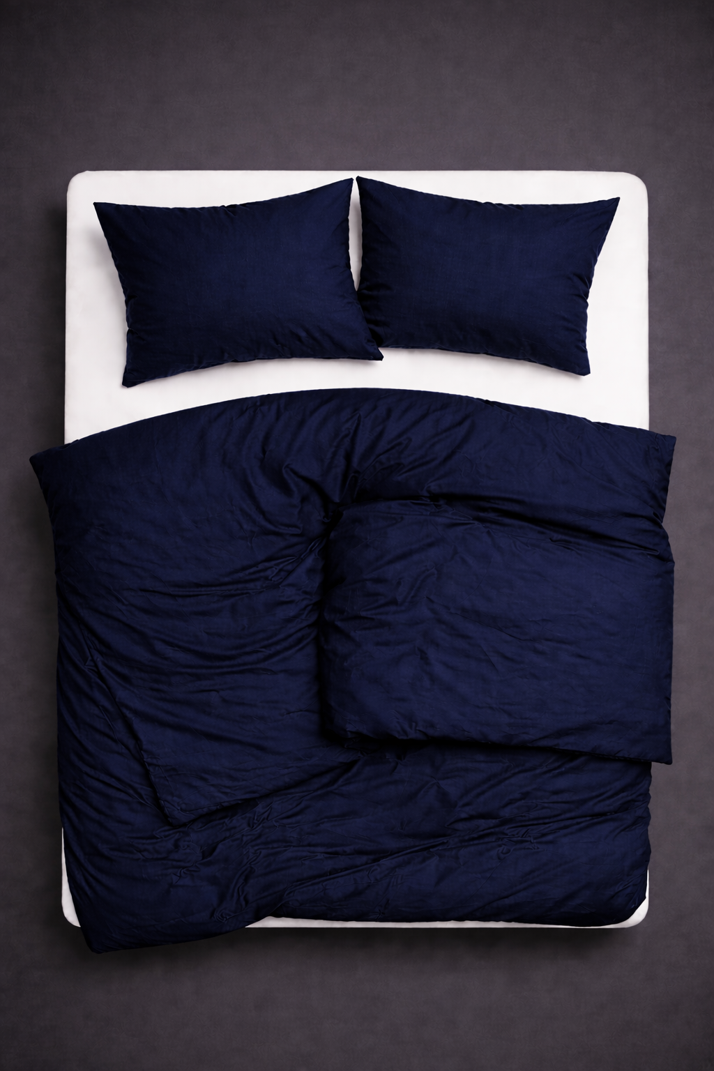PREMIUM Satino patalynės komplektas „INDIGO MIST“