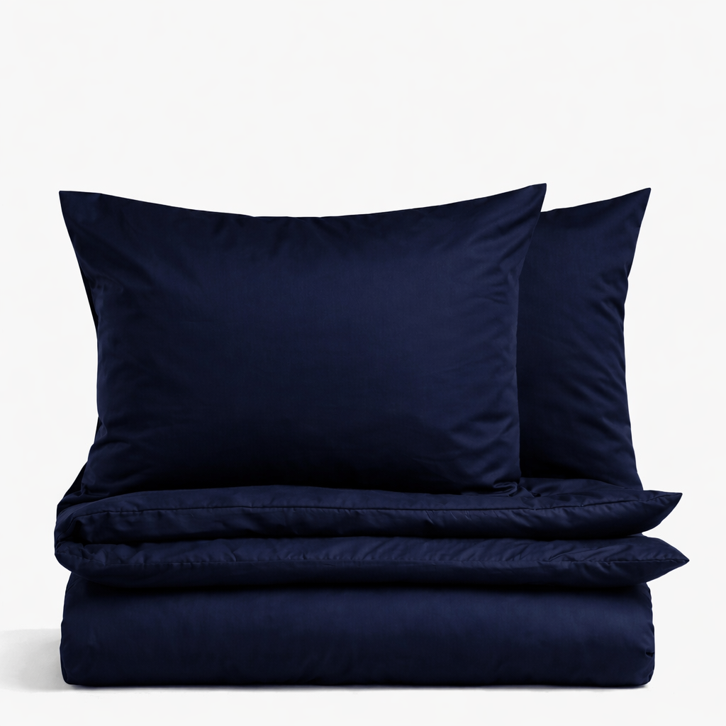 PREMIUM Satino patalynės komplektas „INDIGO MIST“