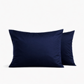 PREMIUM Satino pagalvės užvalkalas „INDIGO MIST“