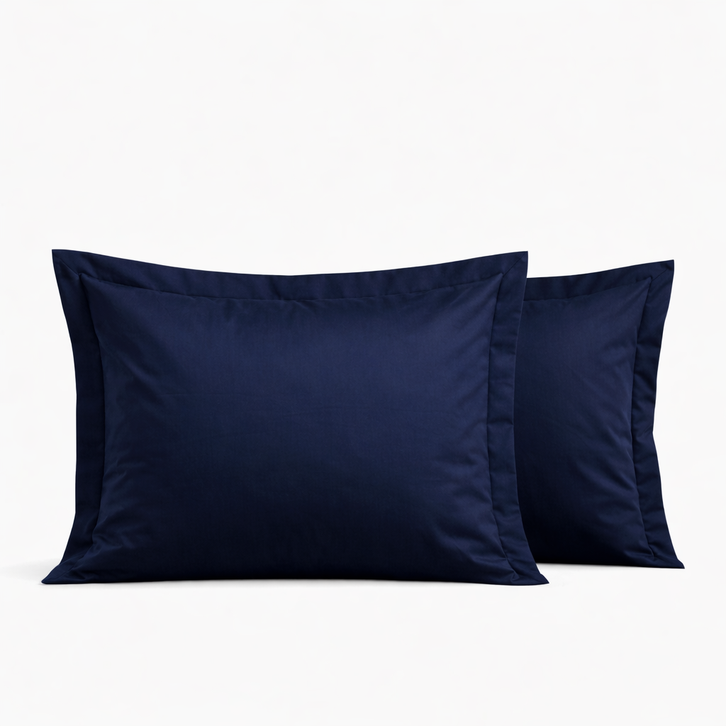 PREMIUM Satino pagalvės užvalkalas „INDIGO MIST“