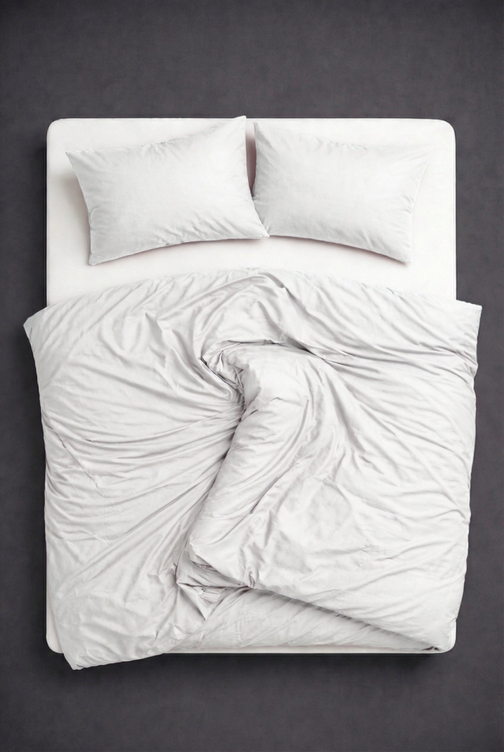 Satino patalynės komplektas „PURE WHITE“