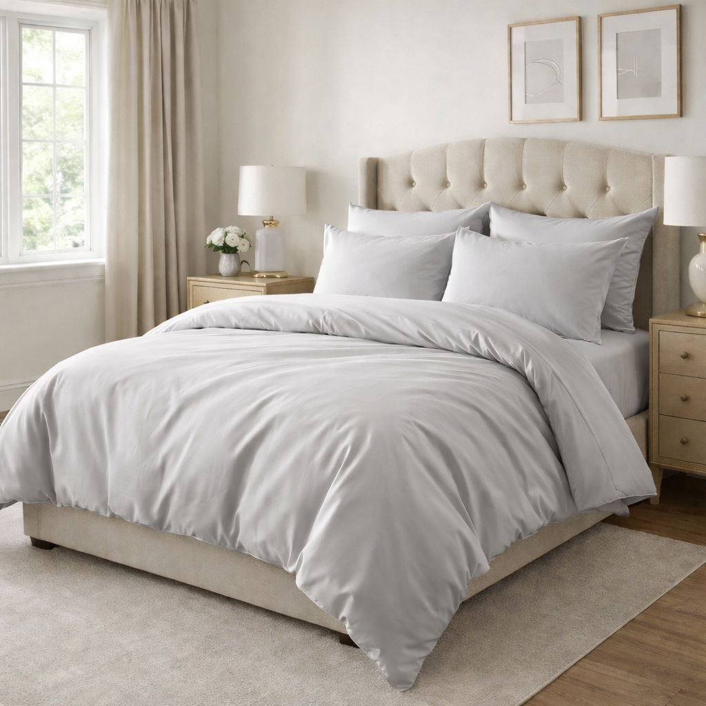 PREMIUM Satino patalynės komplektas „PLATINUM ELEGANT“