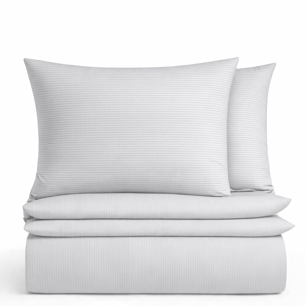 COMFORT Satino patalynės komplektas „PLATINUM STRIPE“