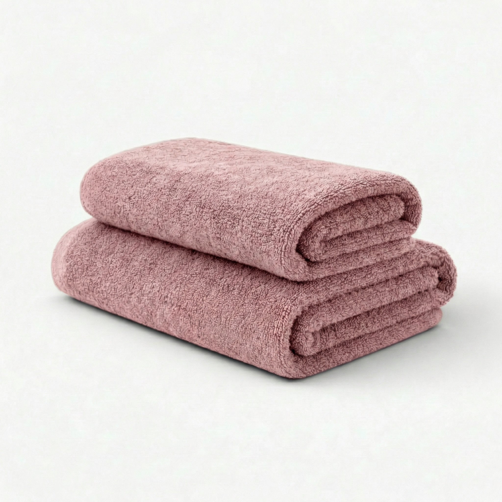 Medvilninių rankšluoščių komplektas "DUSTY PINK"