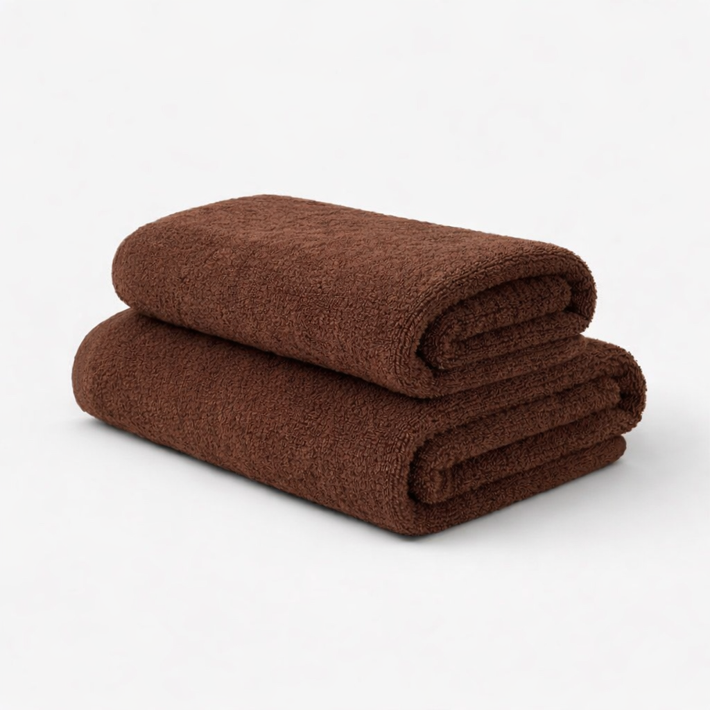 Medvilninių rankšluoščių komplektas "DARK TRUFFLE"