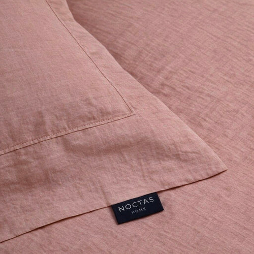 Lino antklodės užvalkalas „BLUSH PINK“
